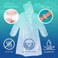 Clear Emergency Raincoat Waterproof Disposable Rain Poncho with Hood Thick Raincoat for Men Women